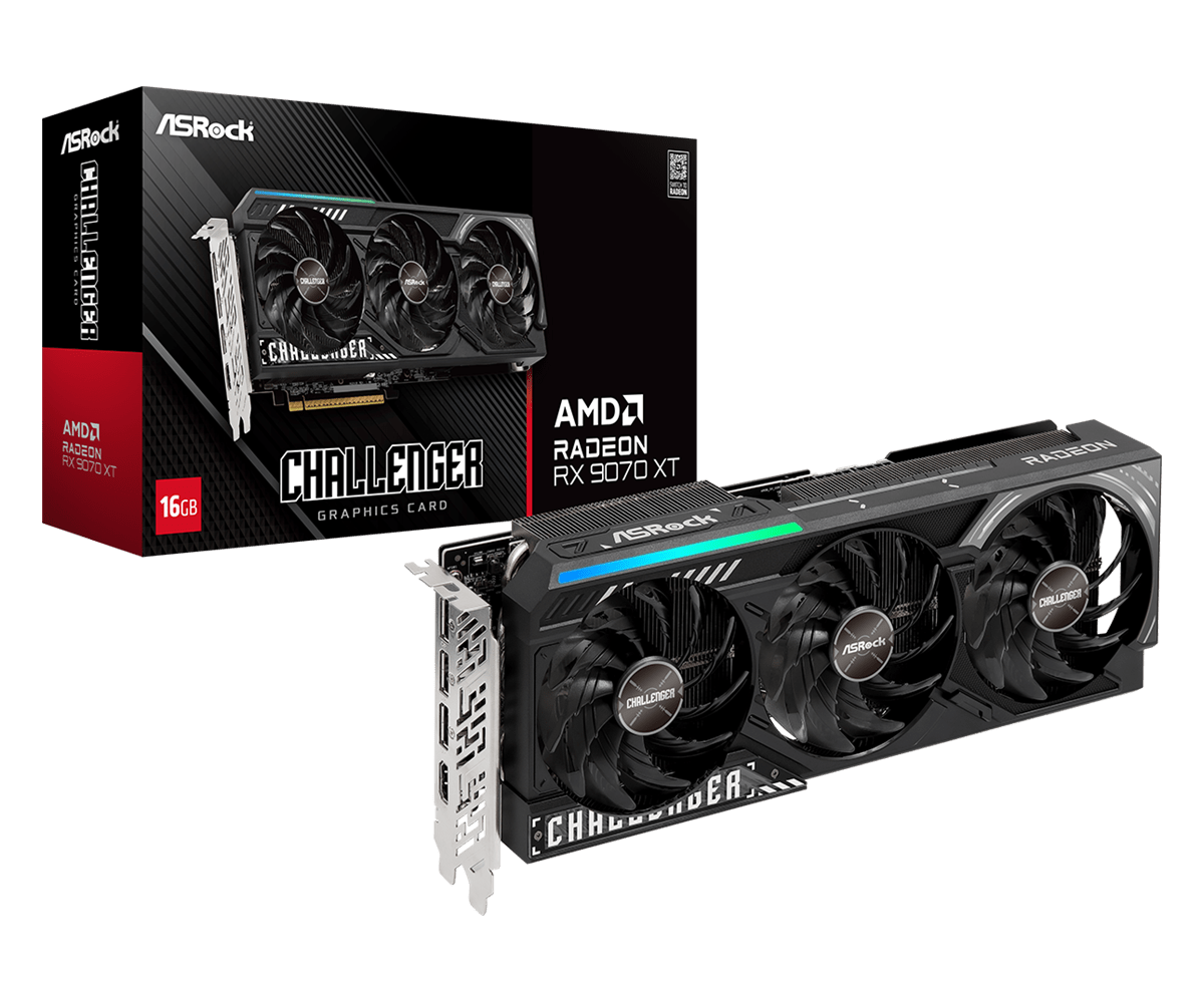 ASRock AMD Radeon RX9070XT CL 16G videokártya - Image 1